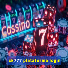 ck777 plataforma login